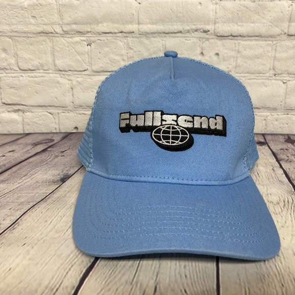 Full Send NELK Boys Hat Cap Snapback Blue Trucker Mesh Embroidered One Size - Picture 5 of 8